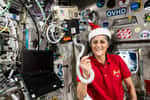 L'astronaute Sunita Willams à bord de l'ISS. Elle n'avait pas prévu d'y passer Noël ! © Nasa