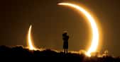 Une éclipse annulaire de Soleil transforme notre étoile en un bel anneau lumineux. © Colleen Pinski, NASA Astromony picture of the day