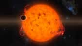 Vue d'artiste de Tylos, l'exoplanète orbitant proche de son étoile, Dilmun. © Nasa, JPL-Caltech