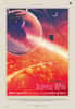 « Les cieux brillent au-dessus d'un océan de lave infini ». Poster au style vintage de l'Exoplanet Travel Bureau faisant la promotion d'un voyage vers 55 Cancri e. © Nasa-JPL/Caltech