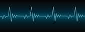 Cette image représente un électrocardiogramme normal, et chaque onde P, Q, R, S et T est signalée. © Vector Bucket, Adobe Stock