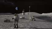 Le programme Artemis de la Nasa prévoit le retour des États-Unis sur la Lune dès 2024. © Nasa