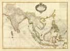 Carte hydro-géographique des Indes orientales (Inde et Asie du sud-est) dressée par le géographe-hydrographe du roi Louis XV et imprimée à Paris en 1771. © Wikimedia Commons, domaine public