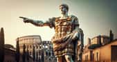 La nouvelle statue colossale de Constantin, inaugurée dans les jardins des Musées Capitolins, se révèle imposante : elle mesure 13 mètres de haut. © Musées Capitolins