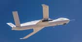 Le drone Avenger porte sous son aile droite le Legion Pod mis au point par Lockheed Martin. Avec lui, il est capable d’engager des cibles de façon totalement autonome. © General Atomics