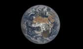 La Terre le 12 août 2021 photographiée par la caméra Epic du satellite DSCOVR. © Nasa, NOAA