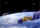 Le système de positionnement par satellites européen baptisé Galileo, équivalent du GPS américain, comportera à terme 30 satellites. © ESA / J.Huart