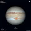 Jupiter et sa Grande Tache rouge le 23 mai 2019. © Clyde Forster