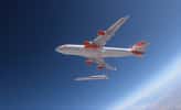 Le Launcher One est un lanceur aéroporté qui « décolle » depuis un avion. Développé par Virgin Orbit, filiale de Virgin Galactic, sa mise en service est prévu en 2020. © Virgin Orbit
