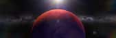 Au premier-plan au centre, Phobos, la plus grande des deux lunes de Mars. © dottedyeti, Adobe Stock