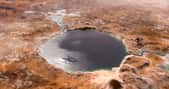 Il y a longtemps, le cratère Jezero sur Mars était un lac © Blue, Adobe Stock