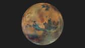 La planète Mars rarement vue avec ces couleurs ! © ESA/DLR/FU Berlin/G. Michael, CC BY-SA 3.0 IGO