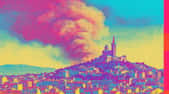 Depuis hier, Marseille est en proie aux flammes. Les images sont terrifiantes. © XD avec ChatGPT