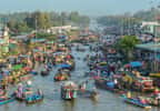 Le delta du Mékong est une région au sud du Vietnam, où vivent 17 millions de personnes. © Phuong, Adobe Stock