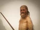 Reconstitution d'Ötzi présentée au Musée archéologique du Sud Tyrol, à Bolzano, en Italie.&nbsp;© Juliette Cazes
