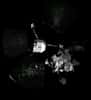 Un montage réalisé pour montrer la position, plutôt inconfortable, de Philae, posé sur la comète. Une des trois jambes ne touche pas le sol. © Esa/DLR