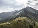 La technologie LiDAR a permis de cartographier une zone des Alpes et de retrouver un camp romain à 2 200 mètres d’altitude. © Andrea Badrutt, Chur