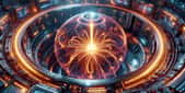 Illustration générée à l'aide d'une IA d'une expérience de fusion nucléaire. © XD, Futura avce DALL-E