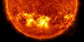 L'éruption de classe X1.0 est bien visible sur cette image du Soleil prise le 28 octobre 2021 par SDO. © Nasa, GSFC, SDO