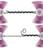 Sur ce schéma, on a représenté aux extrémités d'un brin d'ADN l'effet d'une pince optique utilisée pour étirer ce brin. Au-delà d'une certaine force, l'ADN s'ouvre. © Nature Physics