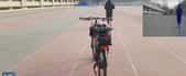 Ce vélo est bardé de capteurs et caméras reliés à une puce hybride qui fait fonctionner tous les algorithmes en parallèle. © New China TV