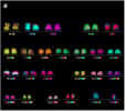 Caryotype effectué sur des chromosomes non irradiés de lymphocytes T. © Ian Robinson et al. Chromosome Research, 2021