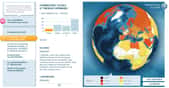 Cette image du globe terrestre montre des informations géographiquement situées. Ici, par exemple, la fourniture d'énergie primaire par pays. © GoodPlanet