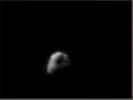 Le module Centaur (ou Edus, Earth Departure Upper Stage), juste après sa séparation d'avec LCross, photographié en infrarouge. © Nasa