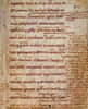 Page d'un parchemin de la Gesta Danorum, page 1 du Fragments d'Angers, Saxo Grammaticus, Bibliothèque royale de Copenhague