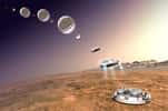 La descente de Schiaparelli sur la planète Mars aura lieu&nbsp;ce mercredi&nbsp;19 octobre 2016. © ESA