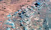 Image du cratère Gusev transmise par Spirit le 30 décembre 2008. Crédit Nasa