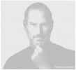 Le portrait de Steve Jobs composé à l'aide de tweets lui rendant hommage. ©Twitter/Tous droits réservés/@miguelrios