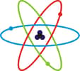 Un atome se compose en son centre d’un noyau de protons chargés positivement et de neutrons, tandis qu'autour tournent des électrons, chargés eux négativement. Ils pèsent 1.836 fois moins que les protons. © Helix84, Wikipédia, cc by sa 3.0