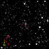 Première image de la comète Hartley 2 réalisée le 5 septembre par la mission Epoxi, alors que la sonde se trouvait à 60 millions de kilomètres. Crédit Nasa
