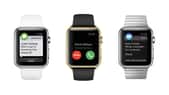 La montre connectée Apple Watch sera disponible à compter du 24 avril. Elle est déclinée en trois modèles et deux tailles de cadran (38 et 42 mm). Les prix s’étalent de 399 euros à plus de 15.000 euros pour le modèle en or 18 carats. © Apple