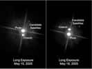 Cliché par Hubble des deux lunes potentielles de Pluton