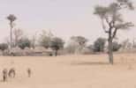 Vue d'un village sahélien pendant la saison sèche,zone d'étude de Niakhar, Sénégal&copy;IRD/Jean-François Trape