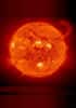 Le soleil vue par le satellite SOHOCrédits NASA/ESA