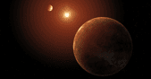 Une vue d’artiste sur deux des sept planètes qui constituent le système Kepler-385. Un système caractérisé par des chercheurs de l’université du Nevada (États-Unis) grâce aux données de la mission Kepler. © Daniel Rutter, Nasa