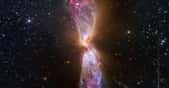 Le télescope spatial James-Webb a renvoyé des images époustouflantes de détails de deux étoiles en cours de formation. © Nasa, ESA, CSA, STScI