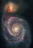L'image proposée par l'APOD le 26 décembre 2009, l'emblématique galaxie du Tourbillon M 51 dans la constellation des Chiens de Chasse. Crédit Nasa/Esa/Hubble Heritage Team
