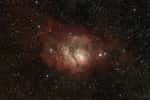Messier 8 photographiée par un astronome amateur. © G. Bauza

