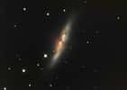 Messier 82, la turbulente galaxie du Cigare. © B. Lesourd
