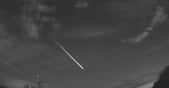 La « boule de feu » qui a traversé le ciel de l’Écosse ce mercredi 14 septembre 2022 au soir était bien un fragment d’astéroïde. © UK Meteor Network
