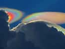 Nuages irisés photographiés en Floride. Il s'agit de pileus, surnommés nuages en capuchon. © Ken Rotberg