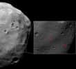 Le 7 mars, Mars Express a photographié avec une résolution de 4,4 mètres par pixel deux des sites envisagés pour l'atterrissage de la sonde russe Phobos-Grunt. Crédits Esa/DLR/FU Berlin (G. Neukum)