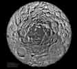 Le pôle sud de la Lune vu par Lunar Prospector. Crédit Nasa