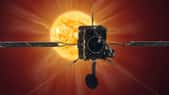 La sonde Solar Orbiter observant le Soleil. © ESA, Nasa