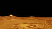 Les ordinateurs seront-ils bientôt capables de survivre aux conditions extrêmes de Vénus ? Ici, des images de la surface de cette planète reconstituées à l'ordinateur à partir des données radar de la sonde Magellan. © Nasa
