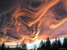 Un asperitas au coucher du soleil en Nouvelle-Zélande en 2005. © Witta Priester 